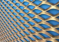 Декоративным расширенная алюминием ячеистая сеть фасада сетки металла сплетенная плакированием